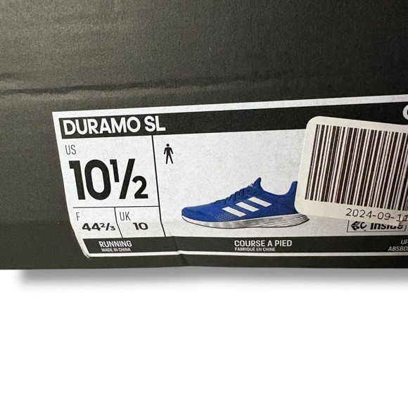 Adidas Duramo SL Men's Running Shoes Blue Size 10.5 Lightweight Athletic Sneaker - Picture 7 of 11